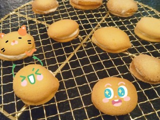 21、新手奶油小西饼——少油少糖,完成啦。超可爱。