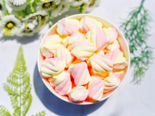 2、做法无敌简单的冰淇淋,普通的棉花糖即可。