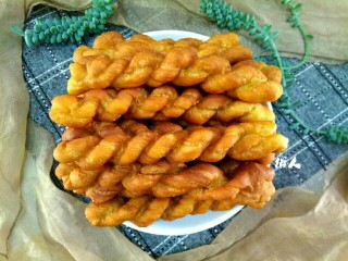 14、炸麻花,成品图