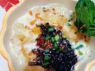 6、咸豆浆,成品