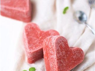 14、爱心杏仁慕斯,成品