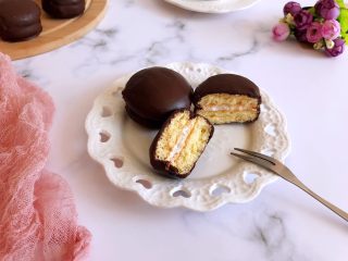 18、迷你巧克力夹心派,成品