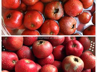 1、山楂雪球,山楂700g洗净晾干备用；