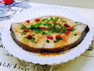 13、清蒸比目鱼~营养又健康,近看,诱惑到你吗?