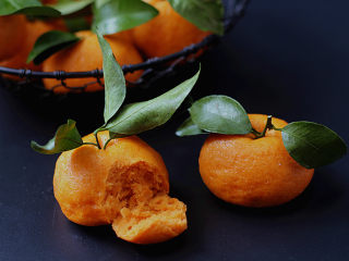 15、大吉大利之【橘子馒头】,成品