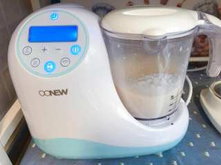 6、宝宝辅食——香蕉燕麦奶糊,开启搅拌搅拌成燕麦糊