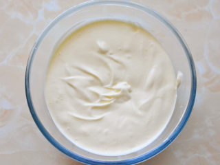 8、网红数字蛋糕,搅拌好的蛋糕糊状态