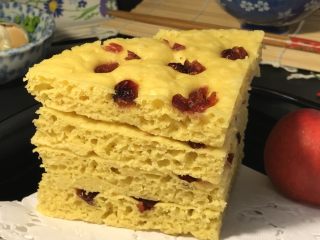 21、电饭煲+玉米面发糕,成品非常漂亮。