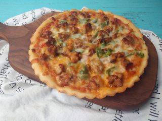 22、黑椒鸡肉披萨,美味的披萨