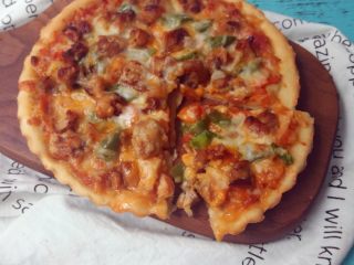 24、黑椒鸡肉披萨,诱惑