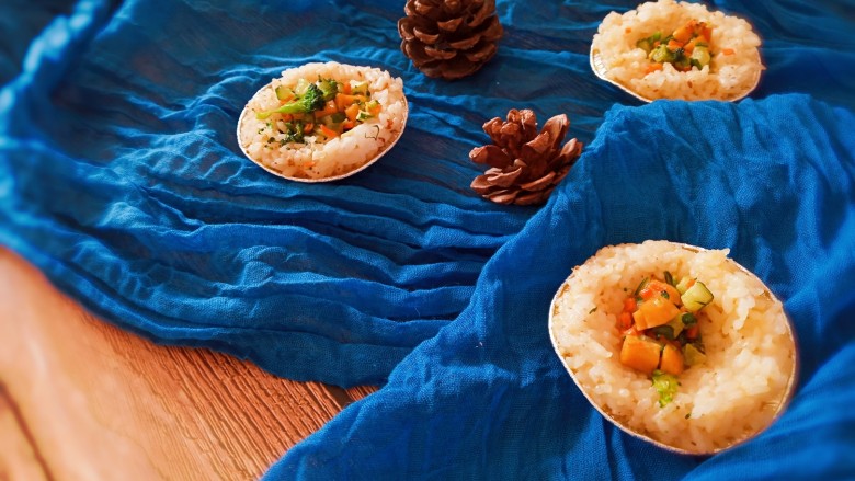 辅食时蔬米饭挞