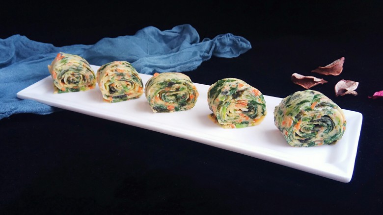 咸味菠菜海苔玉子烧