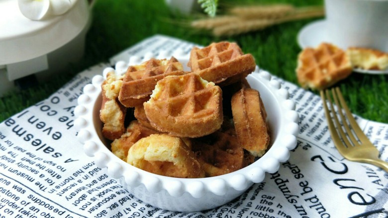 做妈妈的拿手菜酥的掉渣渣的华夫饼干