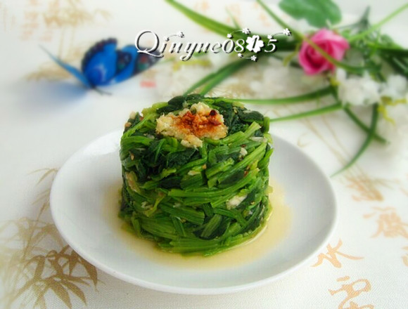 蒜香菠菜塔健康美颜餐