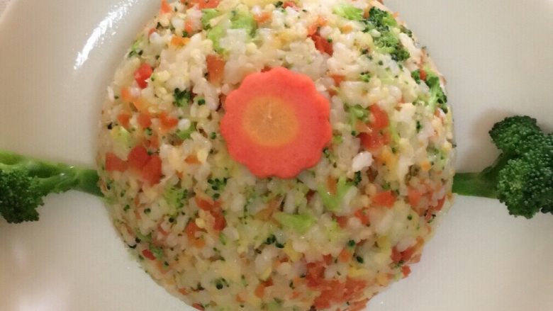 蔬菜鳕鱼炒饭宝宝辅食12M