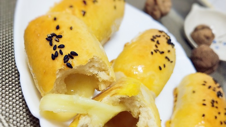 宝宝零食自创奶酪夹心燕麦棒