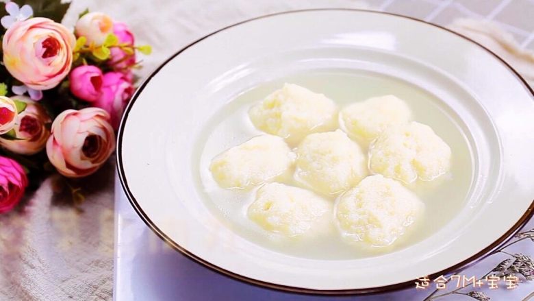 白菜鱼丸宝宝健康辅食龙利鱼鸡蛋