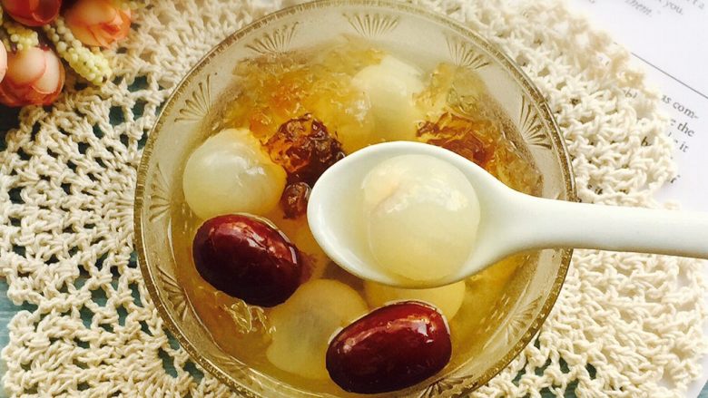 红枣桃胶桂圆汤养生壶版