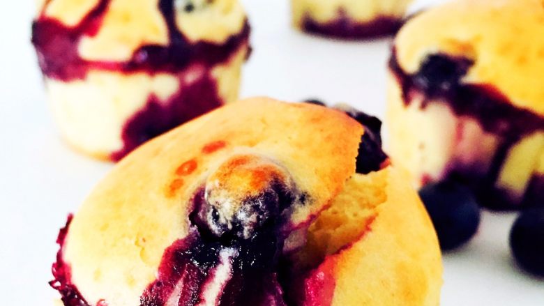 爆浆蓝莓玛芬—健康无添加让酸酸甜甜的蓝