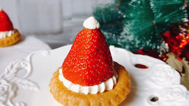 可爱圣诞帽子塔