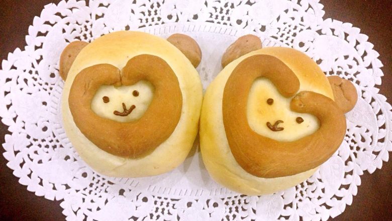 椰香萌猴面包超详细做法