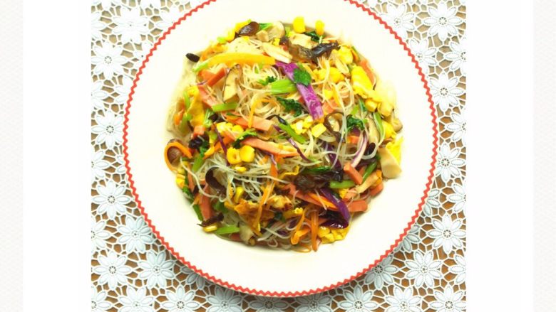 五颜六色炒米线面条变身计划