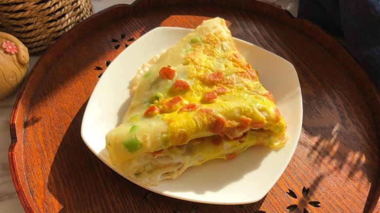 懒人料理黄金鸡蛋饼