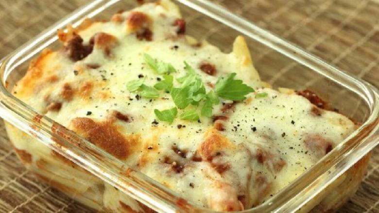 肉酱焗意大利面