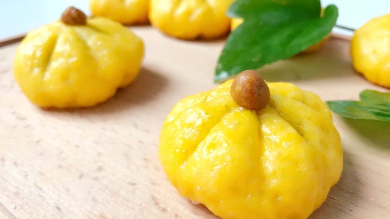 宝宝辅食南瓜豆沙包