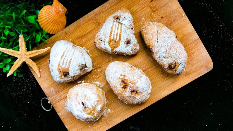 全麦咖啡杏仁软欧无糖无油