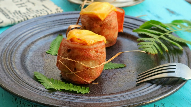 咸味芝士香芋培根卷