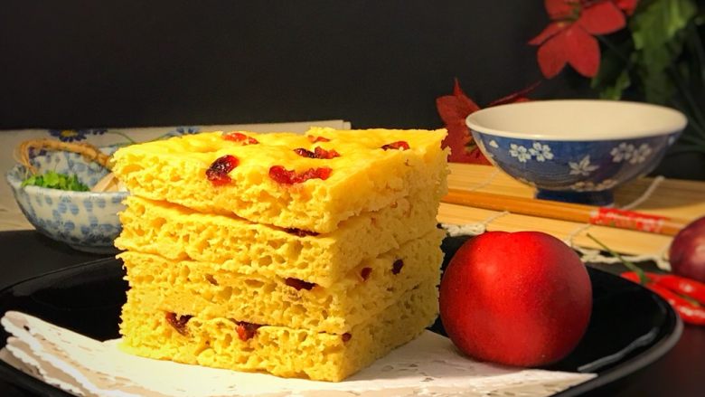 电饭煲玉米面发糕