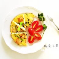 芦笋虾仁蛋饼—口感松软补充丰富的蛋白质