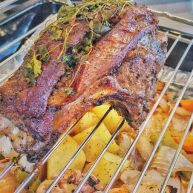 法式迷迭香烤小羔羊排