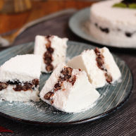 红豆蒸松糕