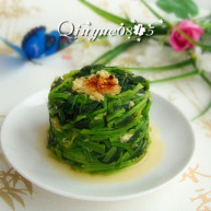 蒜香菠菜塔健康美颜餐