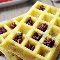 清凉香蕉华夫饼