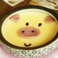 儿童餐小猪蒸蛋
