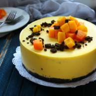 不用烤箱的甜点―奥利奥芒果慕斯