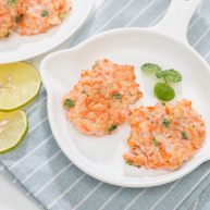 香煎虾饼宝妈首选的补钙儿童餐