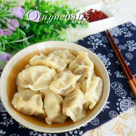 地方菜　山西胡萝卜羊肉馅扁食