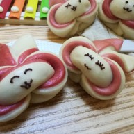 萌萌的宝宝卡通果蔬馒头