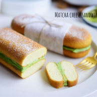 抹茶奶酪夹心蛋糕