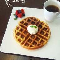 无敌巨好吃の奶酪华夫饼