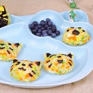 杂蔬鳕鱼猫饭团