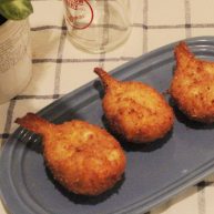 炸虾马铃薯混血可乐饼