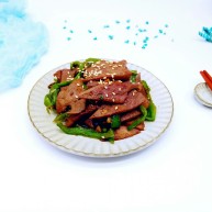 咸味补血护肝青椒炒猪肝