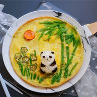 熊猫趣味早餐饼