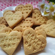 母亲节爱心饼干