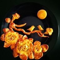 甜味花好月圆创意月饼